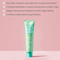 HAIR BURST Exfoliator Scrub - Vegan Pre-Shampoo Scalp Treatment - Promotes Hair Growth, Balances, and Deep Cleans - Hair Care Products for Flaky Scalp and Buildup Removal - Suitable for All Hair Types