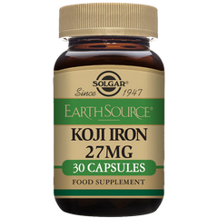 Solgar -Earth Source Food Fermented Koji Iron 27 mg - Pack of 30