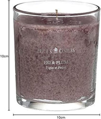 Price's - Fig & Plum Jar Candle - Deep, Rich, Juicy Fragrance - Long Lasting Scent - Up to 45 Hour Burn Time [Energy Class A]