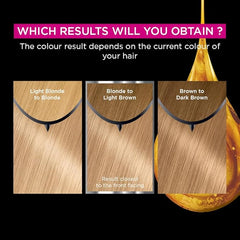Olia Permanent Hair Dye, No Ammonia, Full Grey Coverage, Long-lasting Colour & Shine, Vegan Formula, Colour: 9.0 Light Blonde, 230g