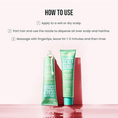 HAIR BURST Exfoliator Scrub - Vegan Pre-Shampoo Scalp Treatment - Promotes Hair Growth, Balances, and Deep Cleans - Hair Care Products for Flaky Scalp and Buildup Removal - Suitable for All Hair Types
