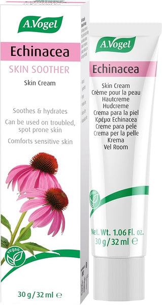 A.Vogel Echinacea Cream | Daily Face Moisturiser | Suitable for Women & Men with Sensitive, Troubled or Spot-prone Skin | 30g