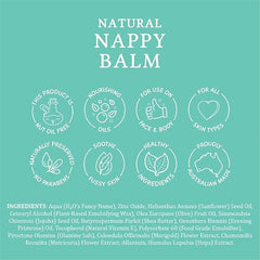 MooGoo Nappy Balm - A naturally gentle diaper cream for sensitive baby skin - Soothing cream with shea butter, zinc & jojoba oil - Barrier cream to soothe & help prevent irritation