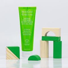 MooGoo Soothing Moisturizer Nut Oil Free - A gentle, nourishing, moisturizing cream for delicate & sensitive baby skin - cruelty-free, paraffin-free, dairy-free natural moisturizer for face & body