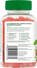 Chewy Vites Men Multivitamin Advance 60 Gummy Vitamins 12 Essential Nutrients Real Fruit Juice Vegan