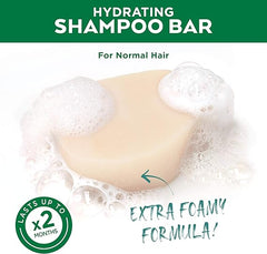 Garnier Ultimate Blends Coconut Hydrating Shampoo Bar with Aloe Vera for Normal Hair, 60 g (Pack of 2)