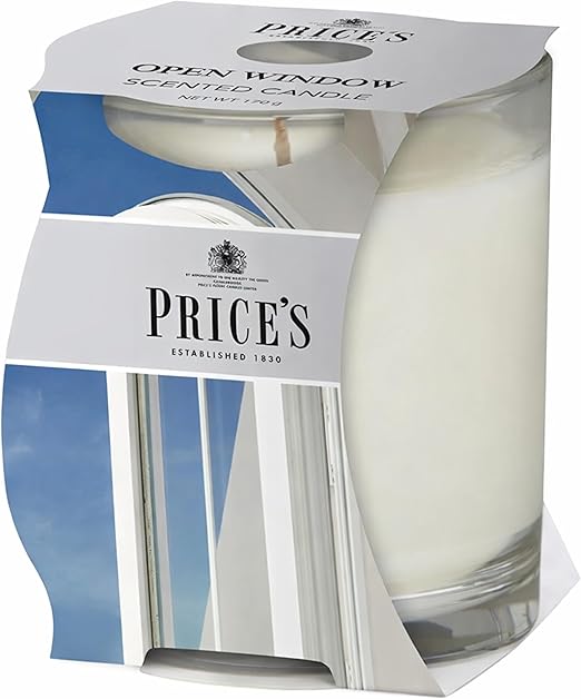 Price's - Open Window Jar Candle - Fresh, Seasonal, Delicious Fragrance - Long Lasting Scent - Up to 45 Hour Burn Time [Energy Class A]