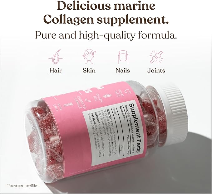 Free Soul Collagen Gummies by Free Soul High Strength Marine Collage Free Soul Collagen Gummies by Free Soul High Strength Marine Collage