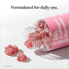 Free Soul Collagen Gummies by Free Soul | High Strength Marine Collagen Supplement | Advanced Superior Type 1 Hydrolysed Collagen Peptides | Triple Strength Pure Formulation Supplement | 60 Gummies