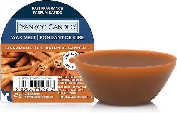 Yankee Candle Wax Melts | Cinnamon Stick | Up to 8 Hours of Fragrance | 1 Count
