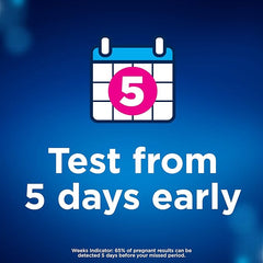 Clearblue Pregnancy Test, Rapid Detection, Result As Fast As 1 Minute, Kit of 2 Tests, Easy At Home Pregnancy Test, Packaging May Vary