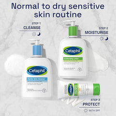 Cetaphil Gentle Skin Cleanser, 236ml, Face & Body Wash, For Normal To Dry Sensitive Skin, With Niacinamide & Glycerin, Soap Free