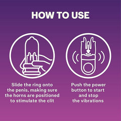 Durex Play Little Devil Vibrating Ring (Pack of 2)