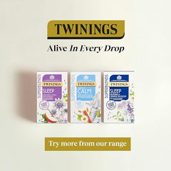 Twinings Superblends Unwind Tea - Strawberry Herbal Tea Infusion with Camomile, Lemon Balm, Limeflower & Vitamin B12, 80 Biodegradable Tea Bags