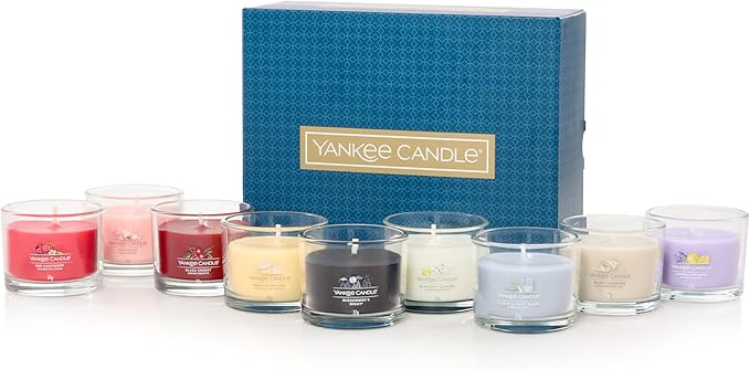 Yankee Candle Scented Candles Gift Set | 9 Scented Mini Filled Votive Candles | Soy Blend Wax Mix | Perfect Gifts for Women