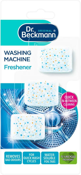 Dr. Beckmann Washing Machine Freshener Tabs | Quick in-between cleaning | 3 Tabs
