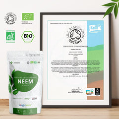 WeightWorld Neem Powder Organic Fresh Neem Leaves Powder for Skin Mask, Hair Mask & Drinks - Ideal for Oral Health & Immunity, 200gm