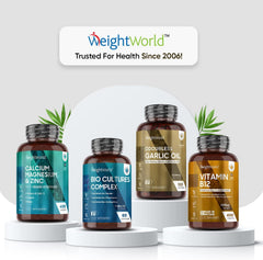 WeightWorld Garlic Capsules Odourless High Strength 45,000mg – 180 Softgels (Upto 3 Softgels A Day) - Cold Pressed Garlic Oil Extract - High in Allicin - Deodourised Garlic Supplement (not Garlic Tablets)