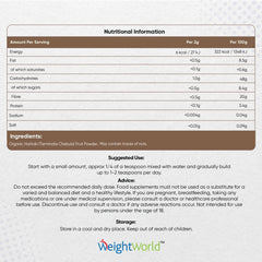WeightWorld 100% Pure & Natural Haritaki Powder Organic (Terminalia Chebula), 200gms