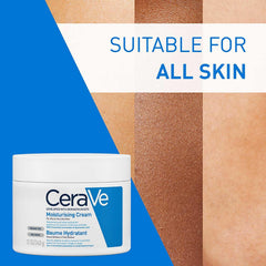 CeraVe Moisturising Cream Pot with 3 Essential Ceramides and Hyaluronic Acid for Dry to Very Dry Skin 340g