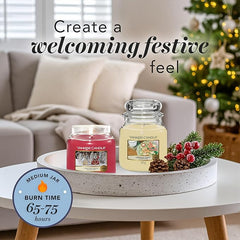 Yankee Candle Gift Set 2 Medium Jar Scented Candles2 Filled Votives Wick Trimmer and Illuma-Lid Candle Topper 6-Piece Candle Set Gifts for Women