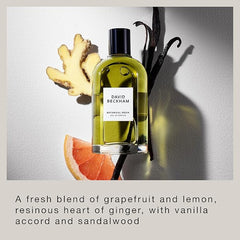 David Beckham Collection Botanical Resin Eau de Parfum for Men Spicy and Amber - Men's Perfume 100 ml