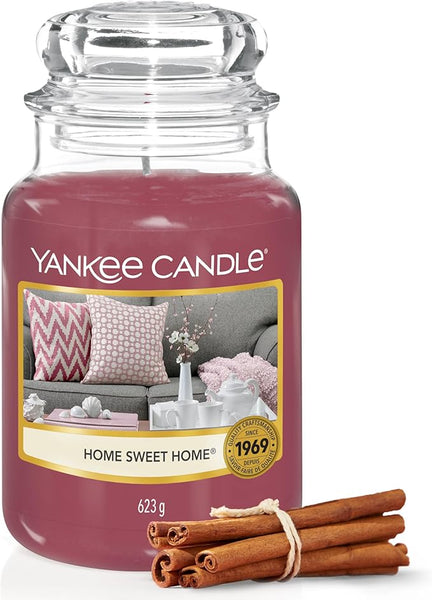 Yankee Candle Scented Candle | Home Sweet Home Large Jar | Long Burning Candles: up to 150 Hours | Perfect Gifts for Women