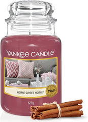 Yankee Candle Scented Candle | Home Sweet Home Large Jar | Long Burning Candles: up to 150 Hours | Perfect Gifts for Women