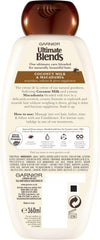 Garnier Ultimate Blends Shampoo | Coconut Milk & Macademia Nourishing for Dry Hair | 360 ml | Pack of 6