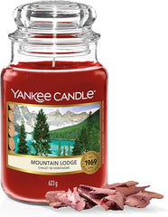 Yankee Candle Scented Candle | Mountain Lodge Large Jar | Long Burning Candles: up to 150 Hours | Perfect Gifts for Women