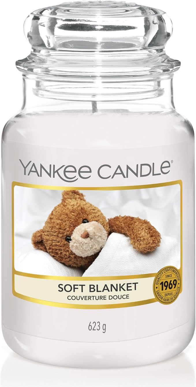 Yankee Candle Scented Candle | Soft Blanket Large Jar Candle | Long Burning Candles: up to 150 Hours