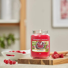 Yankee Candle Scented Candle | Red Raspberry Large Jar | Long Burning Candles: up to 150 Hours | Perfect Gifts for Women