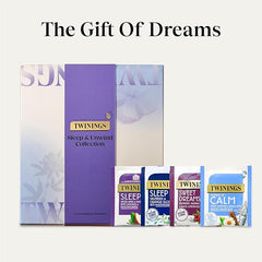 Twinings Superblends Sleep & Unwind Collection Gift Box |Ideal Gifts For Women & Men Christmas & Birthday|20 Tea Bags |4 Flavours of Premium Green & Herbal Infusion Tea Bags