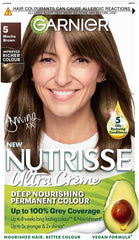 Garnier Nutrisse Permanent Hair Dye, Natural-looking, hair colour result, For All Hair Types, 8 Blonde