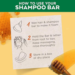Garnier Ultimate Blends Honey Treasures Strengthening Shampoo Bar for Damaged Hair, Clear, 60 g (Pack of 1)