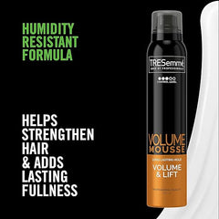 TRESemme Volume & Lift Hair Mousse hair volume boost for a long-lasting hold 6x 200 ml
