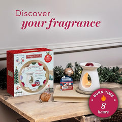 Yankee Candle Christmas Scented Wax Melt Discovery Gift Set | 12 Scented Wax Melts, 1 Wax Melt Burner & 1 Unscented Tea Light | Après Ski Collection | Perfect Christmas Gifts for Women