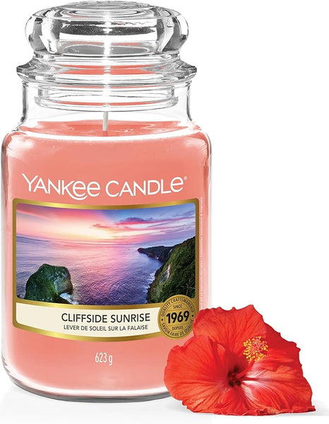 Yankee Candle Scented Candle | Cliffside Sunrise Large Jar | Long Burning Candles: up to 150 Hours | Perfect Gifts for Women