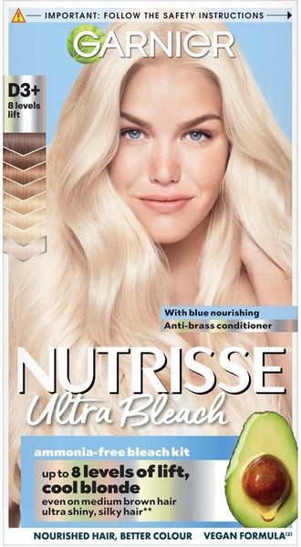 Garnier Nutrisse Ultra Blonde D+++ Bleach Maximum Lightener, For All Hair Types