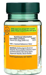 Holland & Barrett-Vitamin D 1000 I.U 25ug 120 Tablets