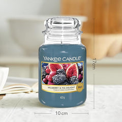 Yankee Candle Scented Candle | Mulberry & Fig Delight Large Jar | Long Burning Candles: up to 150 Hours | Perfect Gifts for Women