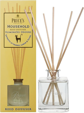 Price's Household Reed Diffuser Refill | Long-Lasting Air Freshener For Home Use | Reed Diffusers With Reeds & Oil | Aromatherapy To Eliminate Odours | Home Accessories Gift For Women & Men