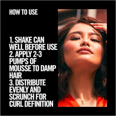TRESemmé Curl Definition Hair Mousse professional-quality hair care for long-lasting control 6x 200 ml