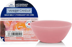 Yankee Candle Wax Melts | Fresh Cut Roses | Up to 8 Hours of Fragrance | 1 Count