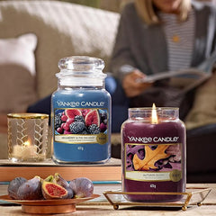 Yankee Candle Scented Candle | Mulberry & Fig Delight Large Jar | Long Burning Candles: up to 150 Hours | Perfect Gifts for Women
