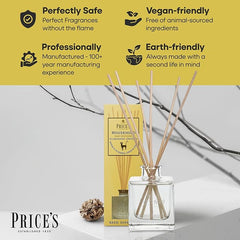 Price's Household Reed Diffuser Refill | Long-Lasting Air Freshener For Home Use | Reed Diffusers With Reeds & Oil | Aromatherapy To Eliminate Odours | Home Accessories Gift For Women & Men