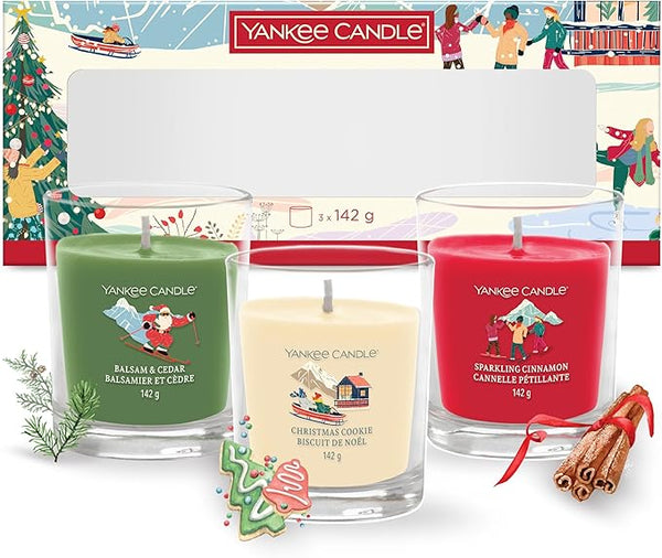 Yankee Candle Christmas Scented Candles Gift Set | 3 Tumbler Candles | Après Ski Collection | Perfect Christmas Gifts for Women
