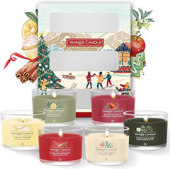 Yankee Candle Christmas Scented Candles Gift Set | 6 Mini Filled Votive Candles | Après Ski Collection | Perfect Christmas Gifts for Women