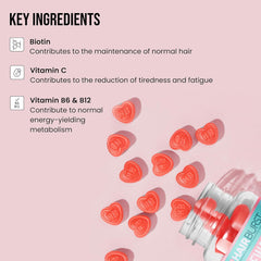 HAIR BURST Biotin Gummies for Hair Growth - Hair, Skin & Nails Vitamin