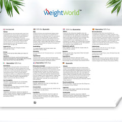 WeightWorld Pure Quercetin Capsules - 6 Months Supply (180 Vegan Quercetin Powder Capsules) - High Strength Quercetin Supplement - Offers Better Absorption & Effectiveness - Natural Immunity Supplement